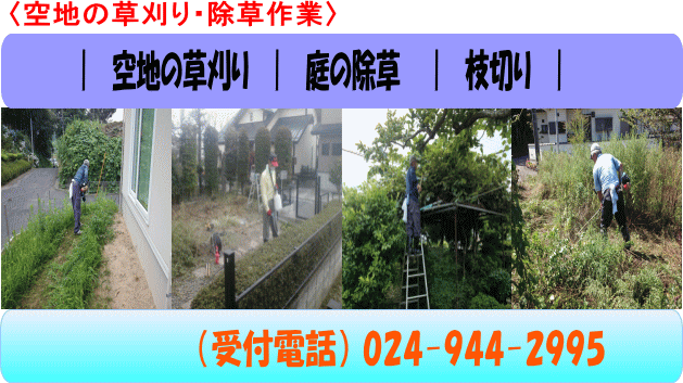 除草作業のご案内