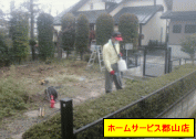 植木に消毒